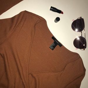 Forever 21 burnt orange wrap top